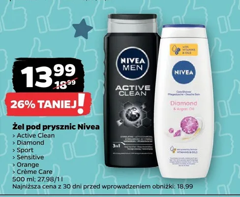 Żel pod prysznic Orange promocja w Netto