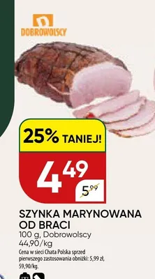 Szynka marynowana od braci promocja w Chata Polska