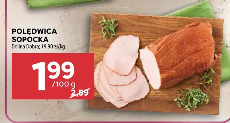 Polędwica sopocka Dolina Dobra promocja w Stokrotka