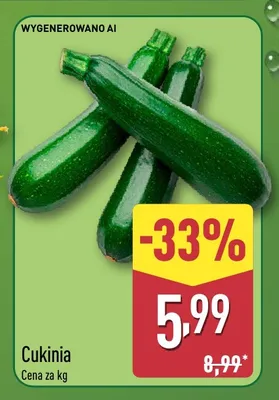Cukinia promocja w Aldi