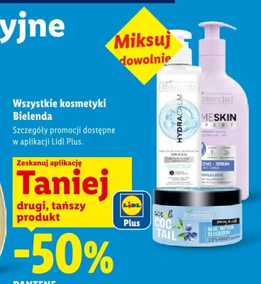 Emulsja do mycia twarzy Bielenda Hydracalm promocja w Lidl