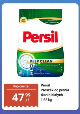 Proszek do prania tkanin białych Persil promocja w Biedronka