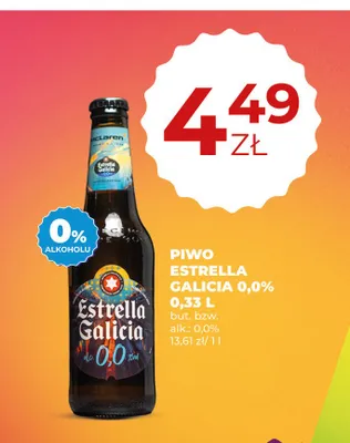 Piwo bezalkoholowe Estrella Galicia promocja w Duży Ben
