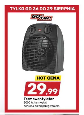 Termowentylator GO/ON! promocja w Bricomarche
