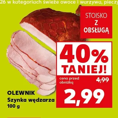 Szynka wędzarza Olewnik promocja w Kaufland