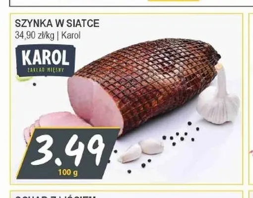 Szynka w siatce Karol promocja w Słoneczko