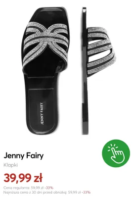 Klapki Jenny Fairy promocja w eobuwie.pl