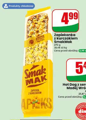Zapiekanka z kurczakiem SmakMak promocja w Dino