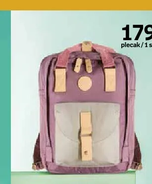 Plecak Papercut fioletowo-szary promocja w Empik