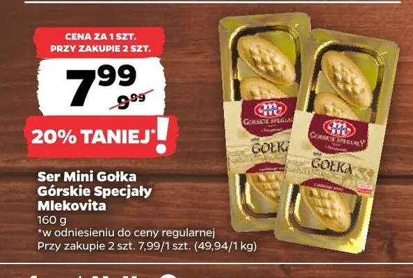 Mini gołka Mlekovita górskie specjały promocja w Netto