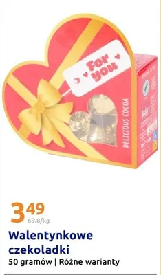 Walentynkowe czekoladki promocja w Action
