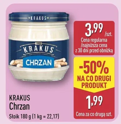 Chrzan Krakus promocja w Aldi