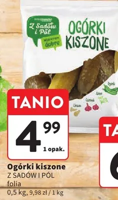 Ogórki kiszone Z Sadów i Pól promocja w Intermarche