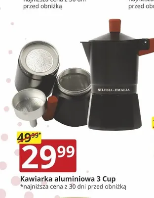 Kawiarka aluminiowa Silesia 3 Cup promocja w Prymus AGD