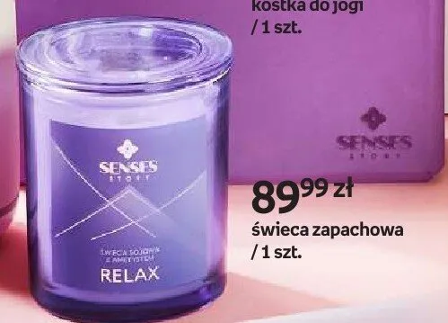 Świeca zapachowa Senses Story promocja w Empik