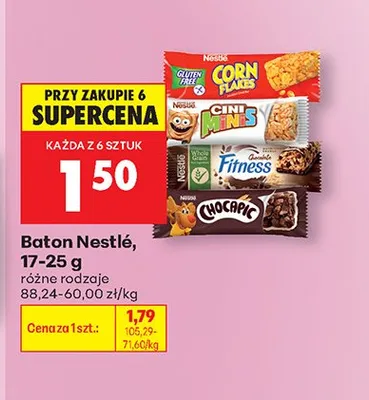 Baton Nestlé Corn Flakes Gluten Free promocja w Biedronka