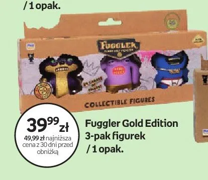 Fuggler Gold Edition 3-pak figurek promocja w Dzień Dziecka