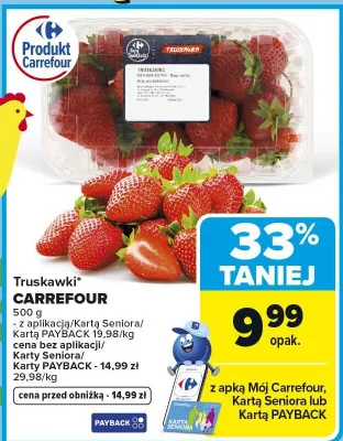Truskawki promocja w Carrefour