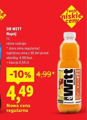 Napój Dr Witt promocja w Lidl