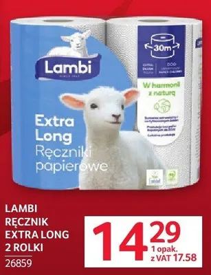Ręcznik papierowy Lambi Extra Long promocja w Selgros