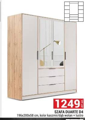 Szafa Duarte D4 promocja w Merkury Market