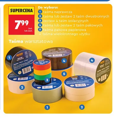 Taśma wielokrotnego użytku Niteo promocja w Biedronka
