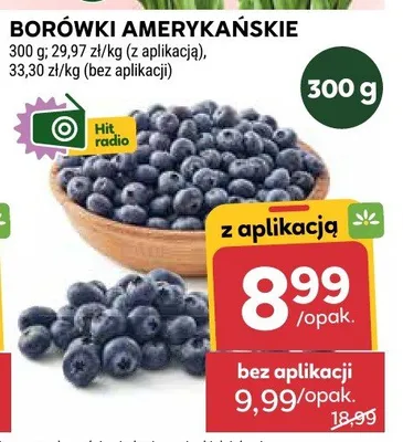 Borówki amerykańskie promocja w Stokrotka