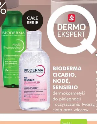 Dermokosmetyki do pielęgnacji i oczyszczania twarzy, ciała oraz włosów Cicabio, Nodé, Sensibio Bioderma promocja w Super-Pharm