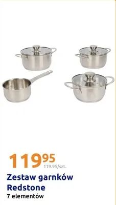 Zestaw garnków 7 elementów promocja w Action