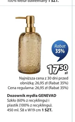 Dozownik mydła Genevad 450 ml promocja w Jysk