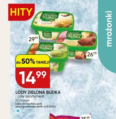 Lody Zielona Budka promocja w Chata Polska
