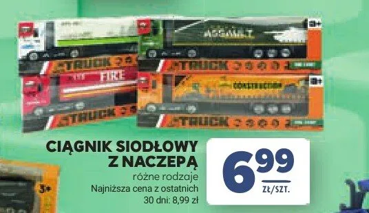 Ciągnik siodłowy z naczepą promocja w Stokrotka