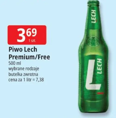 Piwo Lech Premium promocja w Leclerc