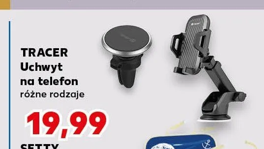 Uchwyt na telefon Tracer promocja w Kaufland