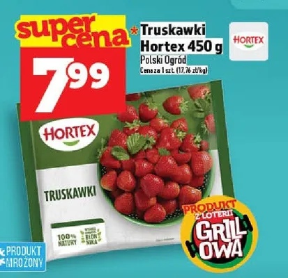 Truskawki Hortex Polski Ogród promocja w TOPAZ