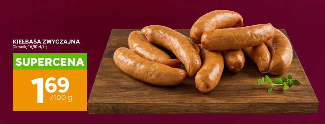 Kiełbasa Zwyczajna Olewnik promocja w Stokrotka