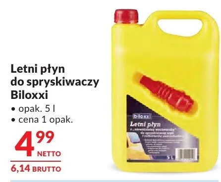Letni płyn do spryskiwaczy Biloxxi promocja w Makro