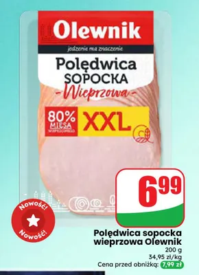 Polędwica sopocka wieprzowa Olewnik promocja w Dino