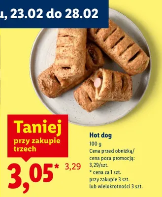 Hot dog promocja w Lidl