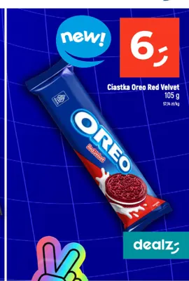 Ciastka Oreo Red Velvet promocja w Dealz