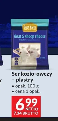 Ser kozio-owczy w plastrach Goat Farm promocja w Makro