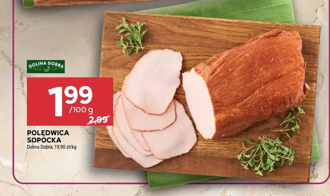 Polędwica sopocka Dolina Dobra promocja w Stokrotka