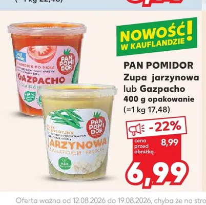 Zupa jarzynowa Pan Pomidor promocja w Kaufland