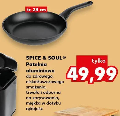 Patelnia aluminiowa Spice & Soul śr.24cm promocja w Kaufland