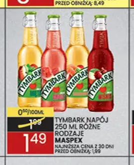 Napój Tymbark promocja w Wafelek