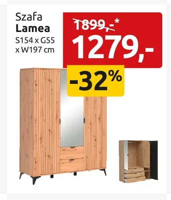 Szafa Lamea promocja w Black Red White