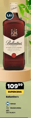 Whisky Ballantine's Finest Blended Scotch promocja w Netto