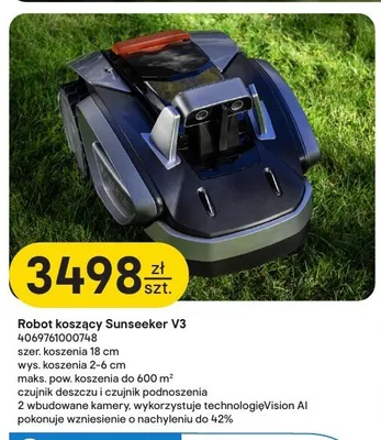 Robot koszący Sunseeker V3 promocja w Castorama