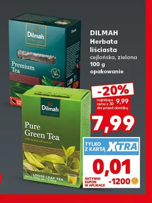 Herbata liściasta cejlońska Dilmah promocja w Kaufland