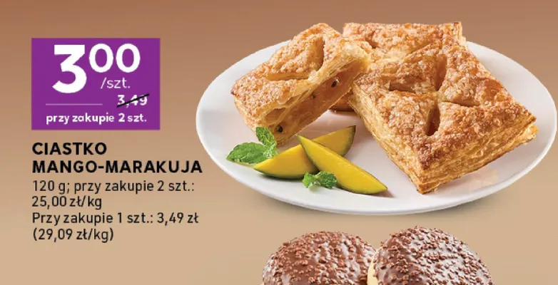 Ciastko mango-marakuja promocja w Stokrotka